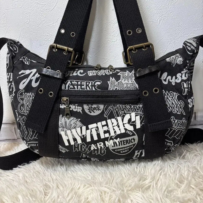 [BUNJANG] Hysteric Glamour Military 2-Way Shoulder Bag / 히스테릭 글래머  밀리터리 2웨이 숄더백