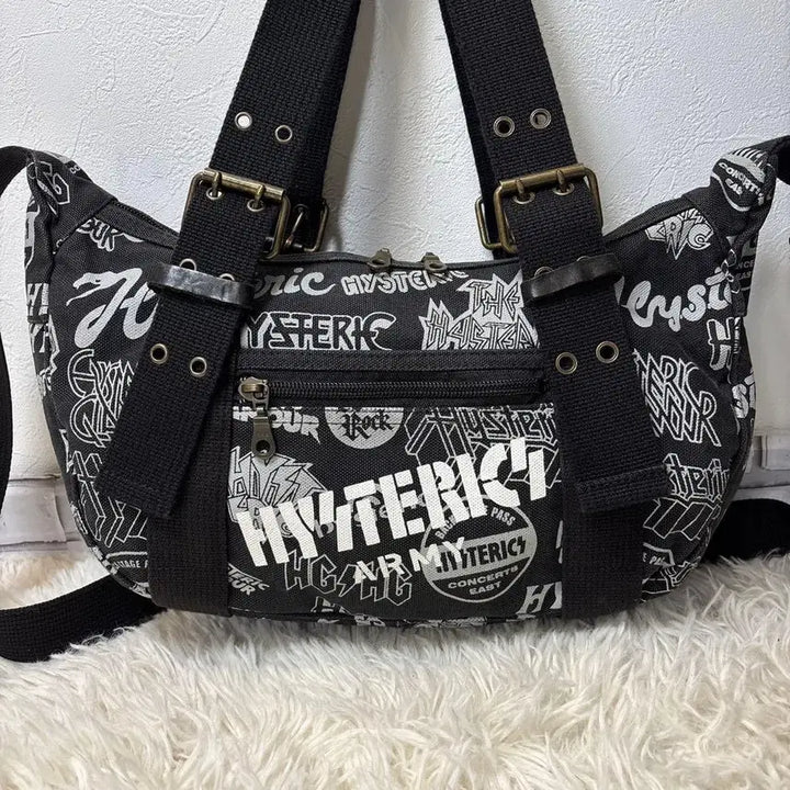 [BUNJANG] Hysteric Glamour Military 2-Way Shoulder Bag / 히스테릭 글래머  밀리터리 2웨이 숄더백