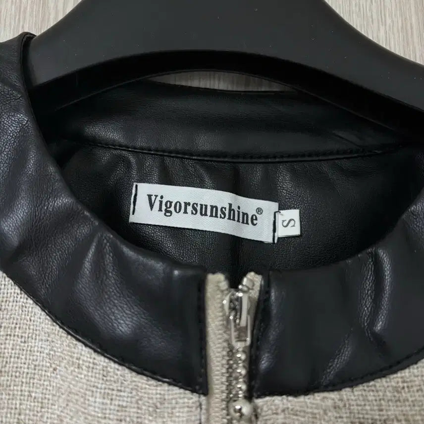 [BUNJANG] Leather Crop Top and Skirt Set / (S) 레더 크롭셋업