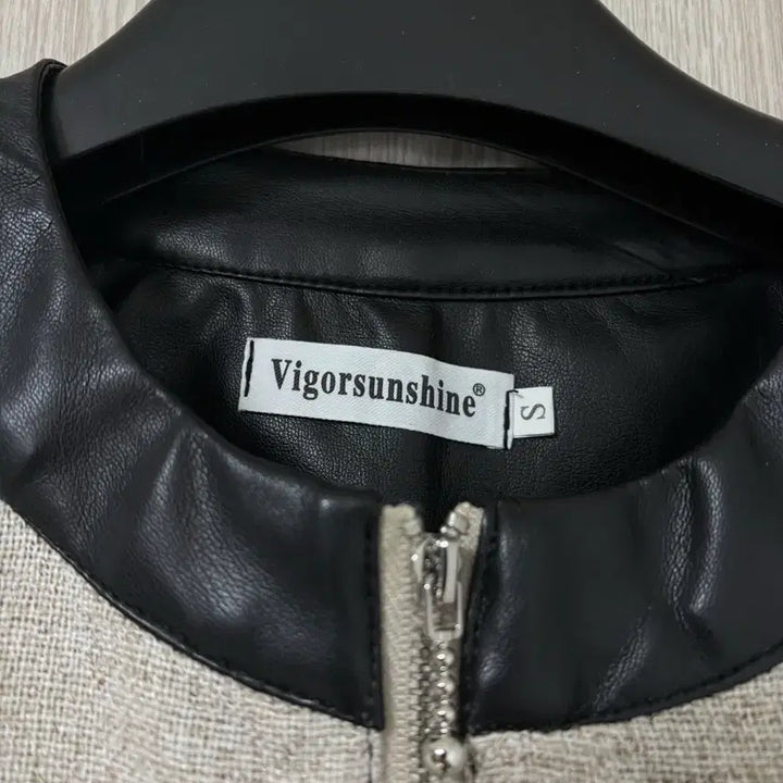 [BUNJANG] Leather Crop Top and Skirt Set / (S) 레더 크롭셋업