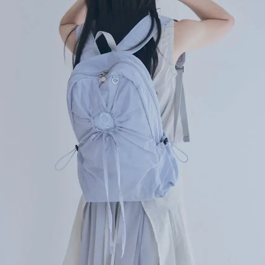 [SOLD OUT] 포이에 스트링백팩 블루그레이