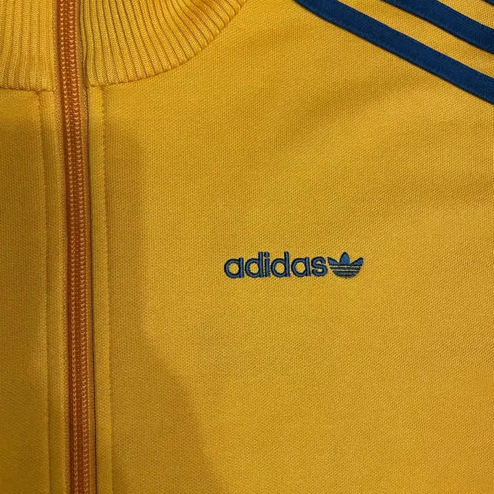 [BUNJANG] Adidas Bear Embroidered Beckenbauer Track Top Jersey / 아디다스 베어 자수 베켄바우어 트랙탑 져지 오렌지