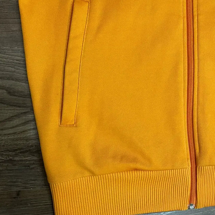 [BUNJANG] Adidas Bear Embroidered Beckenbauer Track Top Jersey / 아디다스 베어 자수 베켄바우어 트랙탑 져지 오렌지