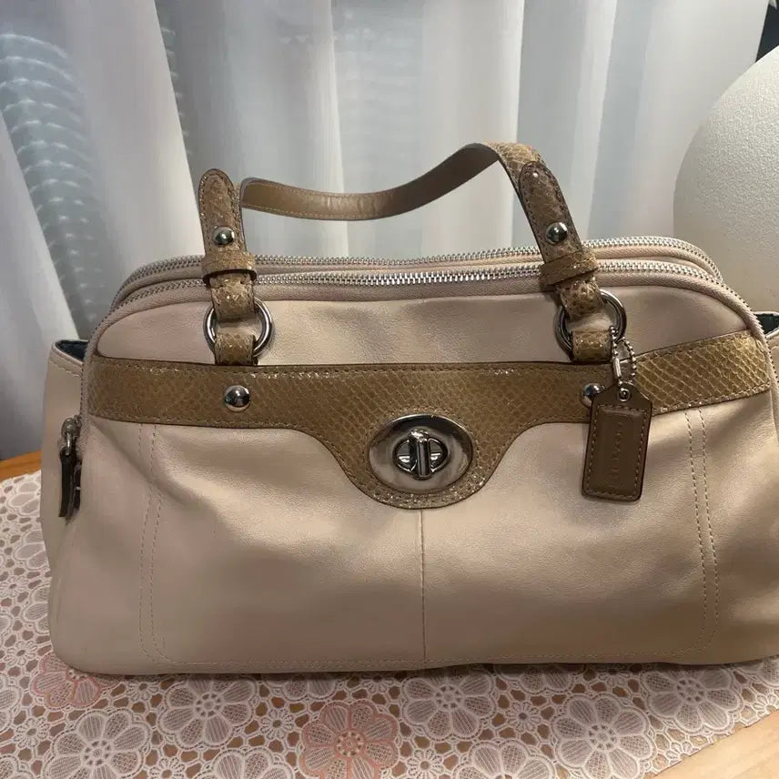 [BUNJANG] Coach Kristin Satchel Tote Bag / 코치 크리스틴 사첼 토트백