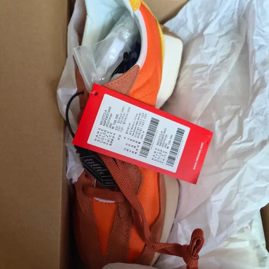[BUNJANG] New Balance MS327CLA Running Shoes Orange / MS327CLA 뉴발란스 260 런닝화 오렌지