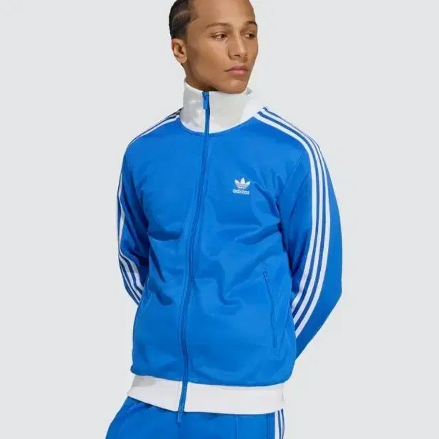 [BUNJANG] Adidas Beckenbauer Track Top Blue / 아디다스 베켄바우어 트랙탑 블루