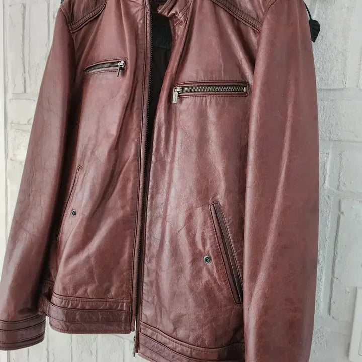 [BUNJANG] Massimo Dutti Leather Jacket / 마시모두띠 가죽 점퍼