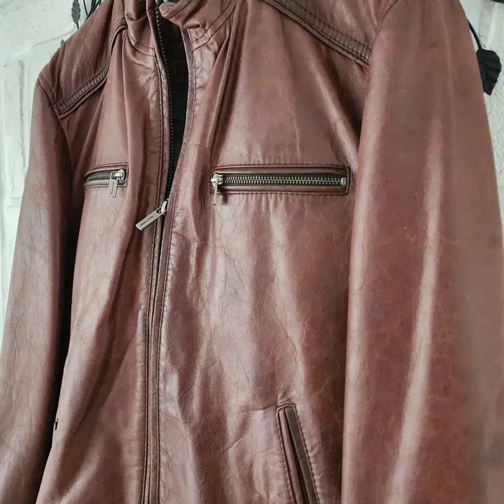 [BUNJANG] Massimo Dutti Leather Jacket / 마시모두띠 가죽 점퍼