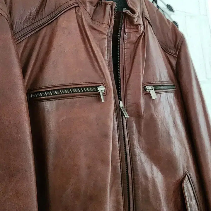 [BUNJANG] Massimo Dutti Leather Jacket / 마시모두띠 가죽 점퍼