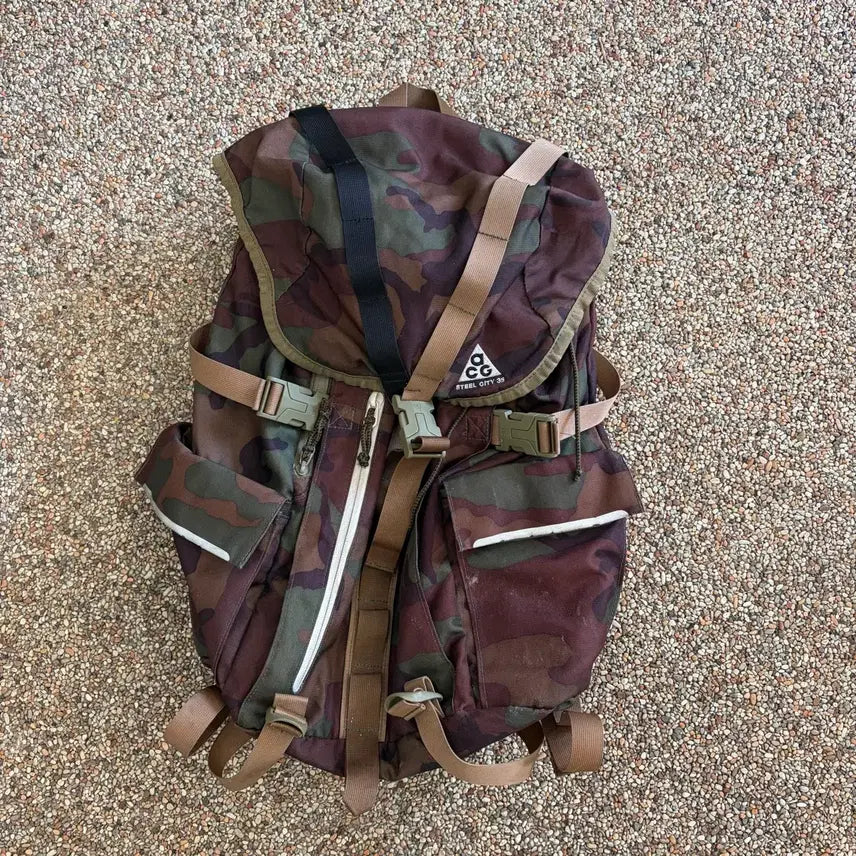 [BUNJANG] Nike ACG Vintage Camo Backpack / 27. 나이키acg 빈티지 카모 백팩