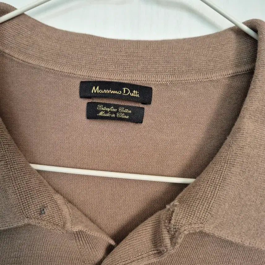 [BUNJANG] Massimo Dutti Color Block Knit Polo Shirt / 마시모두띠 배색 반팔 니트 폴로티