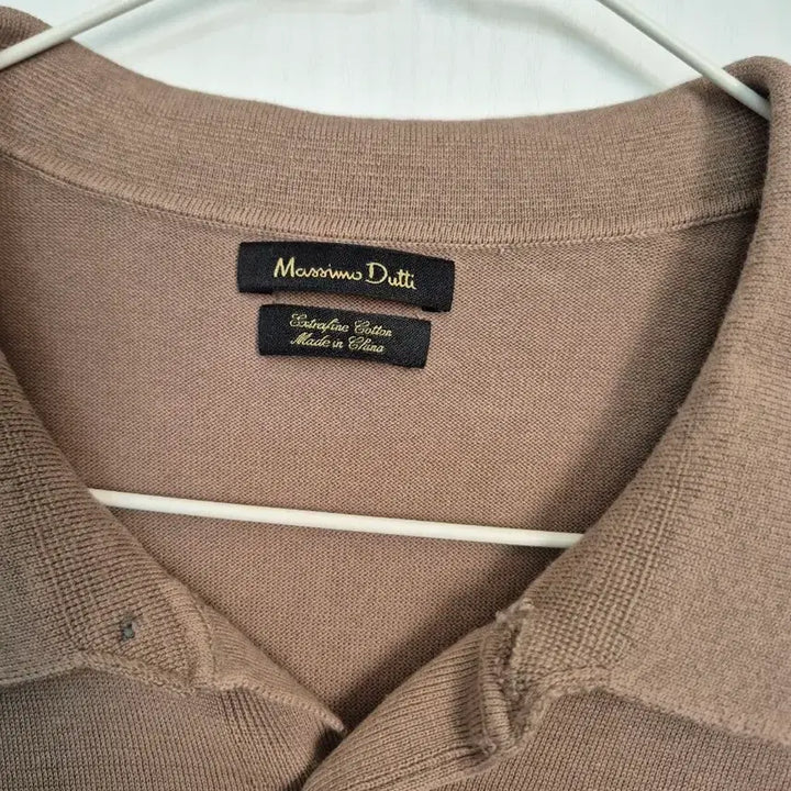 [BUNJANG] Massimo Dutti Color Block Knit Polo Shirt / 마시모두띠 배색 반팔 니트 폴로티