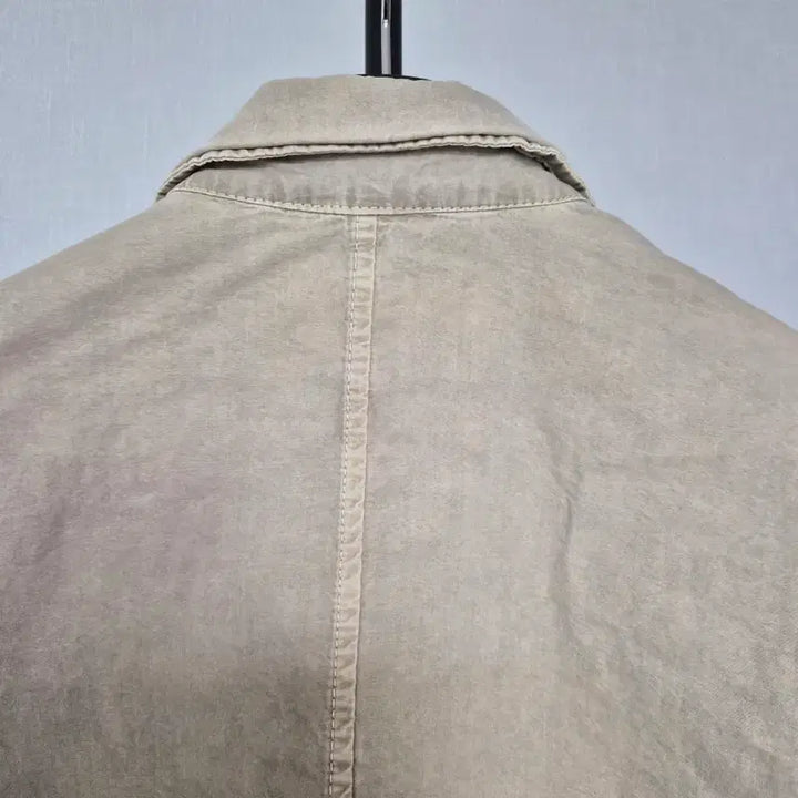 [BUNJANG] Stone Island Overshirt Sand Jacket / 23FW 스톤아일랜드 공용 기장수선 오버셔츠 M-자켓-259