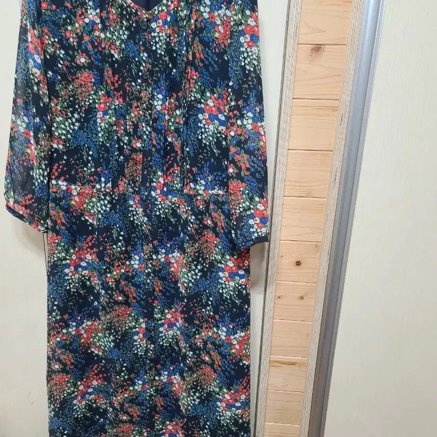 [BUNJANG] Chiffon Yellow Long Dress / 고급스판 있는 쉬폰  옐로우 롱 원피스