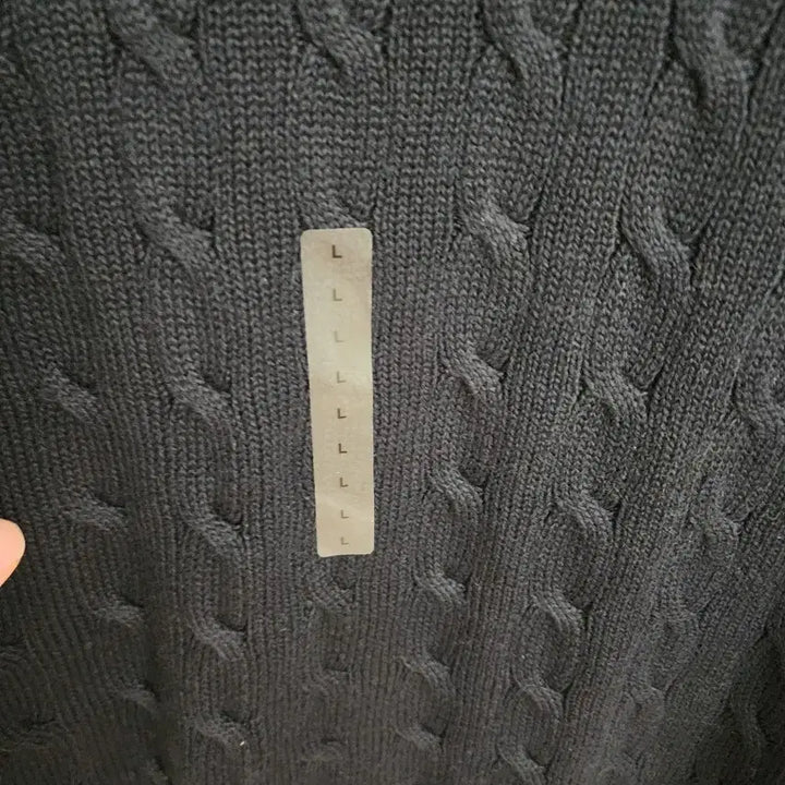 [BUNJANG] Polo Ralph Lauren Cable Knit Short Sleeve Navy Sweater / 폴로 랄프로렌 케이블 니트 반팔 네이비 팝니다.