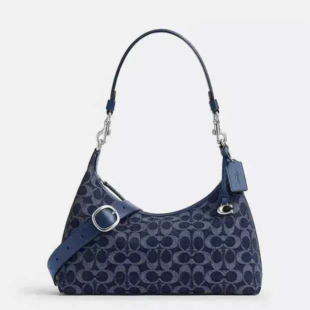 [BUNJANG] Coach Juliet Shoulder Bag in Signature Denim CAM24 / 코치 줄리엣 숄더백 인 시그니처 대님 CAM24 새상품