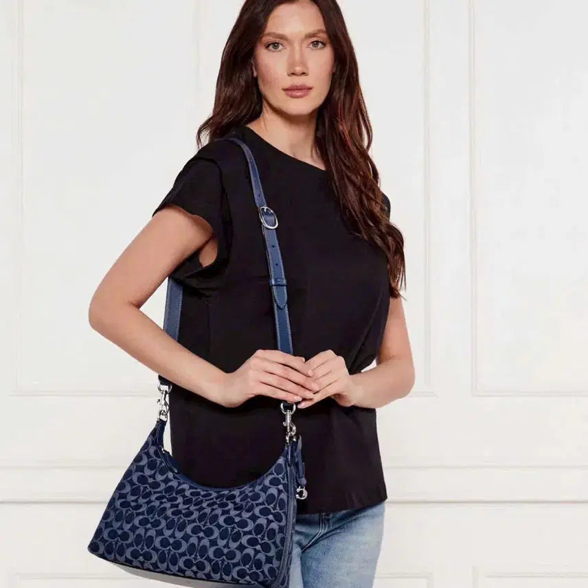 [BUNJANG] Coach Juliet Shoulder Bag in Signature Denim CAM24 / 코치 줄리엣 숄더백 인 시그니처 대님 CAM24 새상품