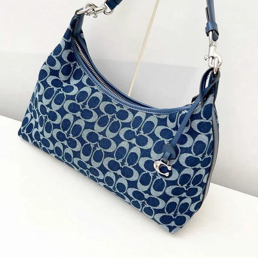 [BUNJANG] Coach Juliet Shoulder Bag in Signature Denim CAM24 / 코치 줄리엣 숄더백 인 시그니처 대님 CAM24 새상품