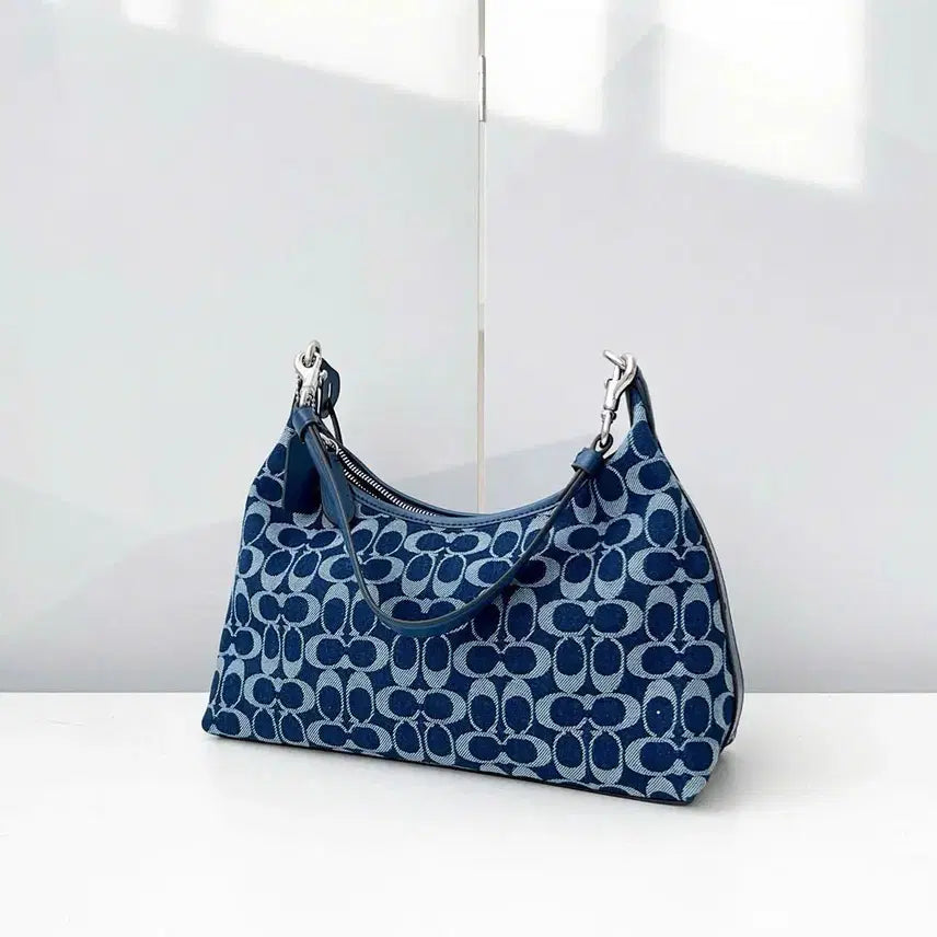 [BUNJANG] Coach Juliet Shoulder Bag in Signature Denim CAM24 / 코치 줄리엣 숄더백 인 시그니처 대님 CAM24 새상품
