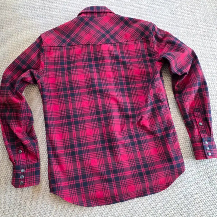 [BUNJANG] PT Torino Buffalo Check Western Workwear Shirt / PT Torino 최상급 버팔로 체크 웨스턴 워크웨어 셔츠