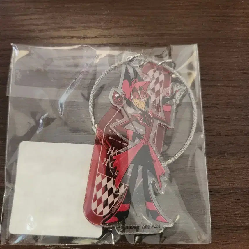 [BUNJANG] Hazbin Hotel Alastor Acrylic Keyring / 해즈빈호텔 스마일베이스카페 아크릴키링 알래스터