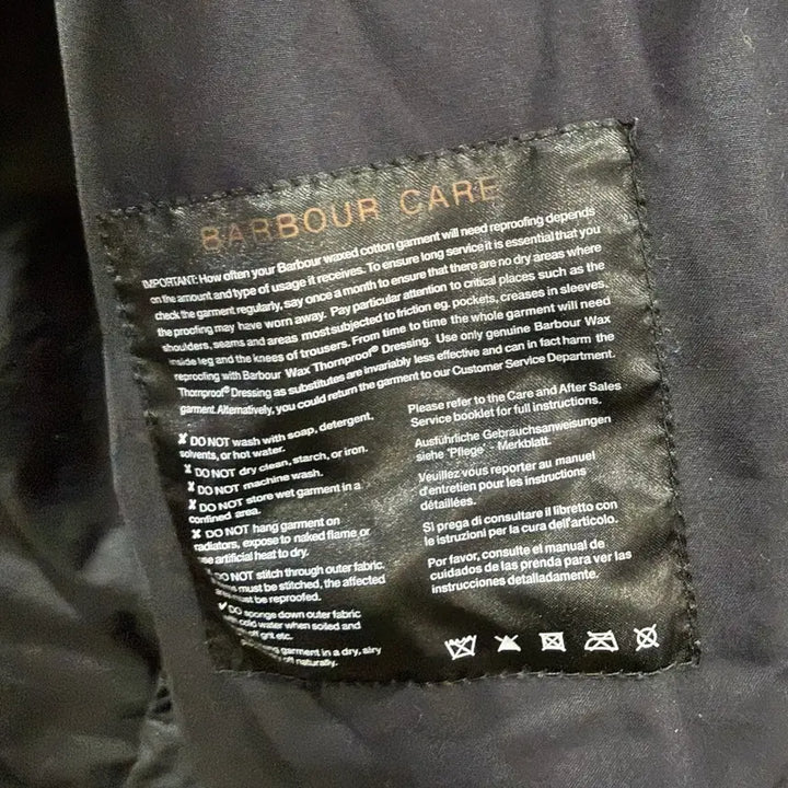 [BUNJANG] Barbour Check Wax Jacket / 38 바버 Barbour 체크 왁스 자켓