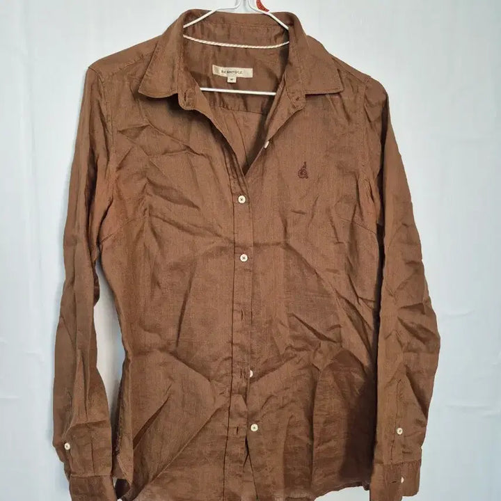 [SOLD OUT] 빈폴 브라운 긴팔마 셔츠