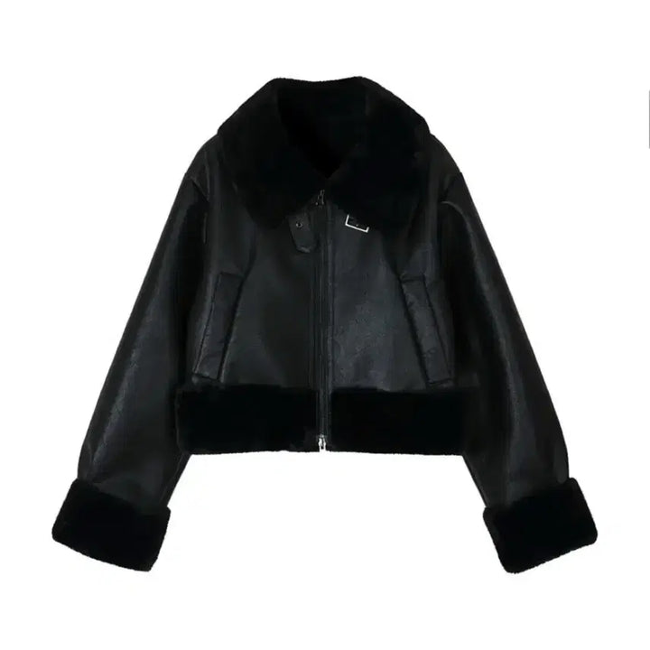 [SOLD OUT] 보헤미안서울 하이넥 쇼츠 무스탕 23fw