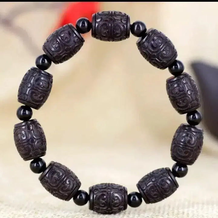 [BUNJANG] Ebony Bead Bracelet / 나무중 다이아 흑단나무 염주 팔찌