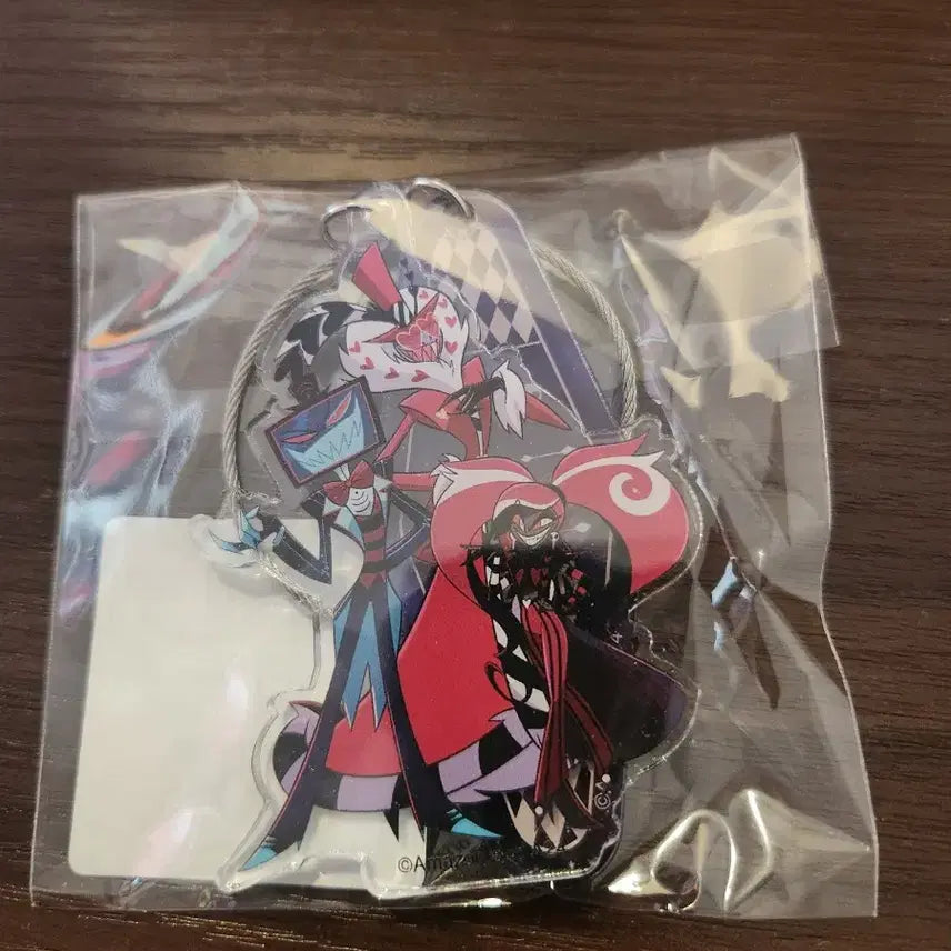 [BUNJANG] Hazbin Hotel Smile Base Cafe VEES Acrylic Keyring / 해즈빈호텔 스마일베이스카페 아크릴키링 VEES