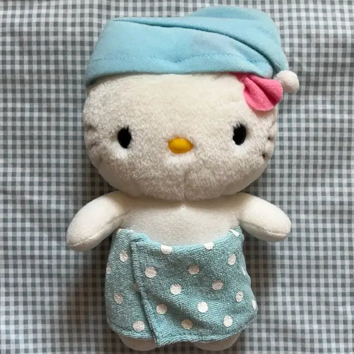 [BUNJANG] Sanrio Vintage Bath Hello Kitty Plush / [고전] 목욕키티