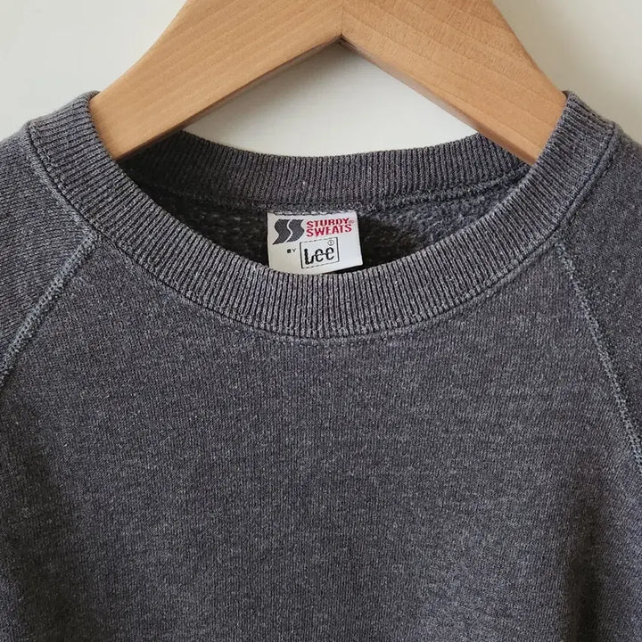 [SOLD OUT] 90s 빈티지 USA Lee 리 맨투맨 스웨트셔츠 차콜 그레이 L