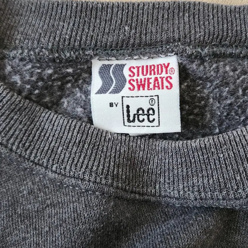 [SOLD OUT] 90s 빈티지 USA Lee 리 맨투맨 스웨트셔츠 차콜 그레이 L