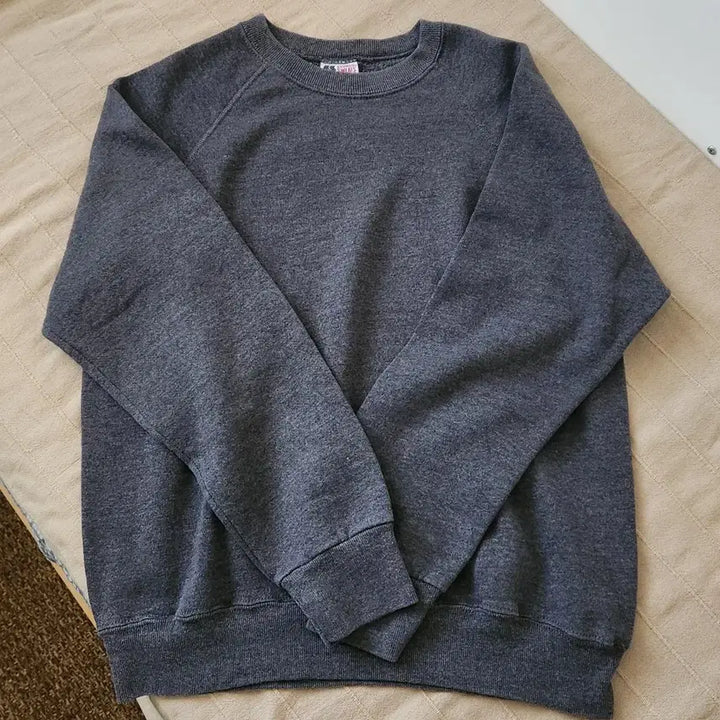 [SOLD OUT] 90s 빈티지 USA Lee 리 맨투맨 스웨트셔츠 차콜 그레이 L