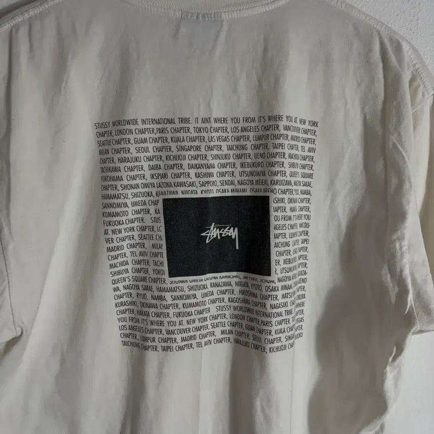 [SOLD OUT] 스투시 인터내셔널 트라이브 반팔 티셔츠(L)