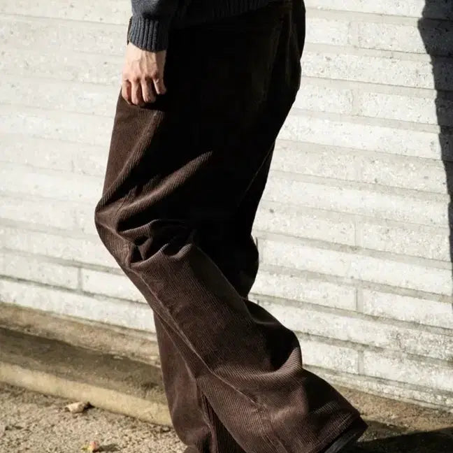 [BUNJANG] First Floor Dawson Pants Dark Chocolate / [50]퍼스트플로어 도슨 팬츠 다크초콜릿