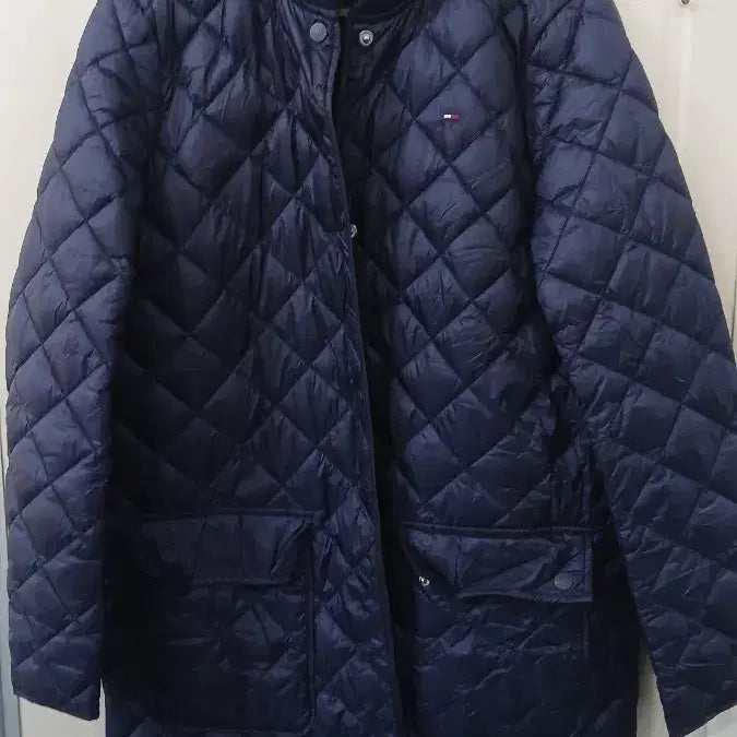 [BUNJANG] Tommy Hilfiger Denim Lightweight Padded Jacket XS / 타미힐피거 데님 경량 패딩 XS 사이즈  상태좋음
