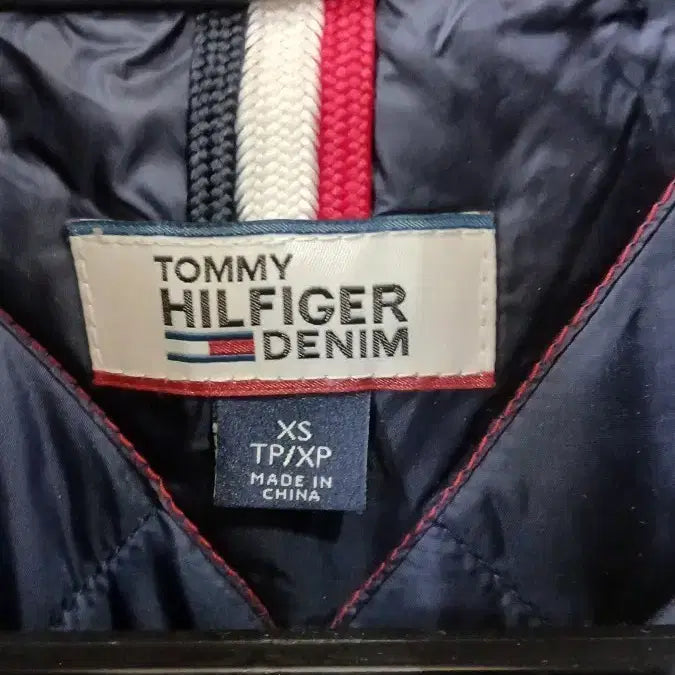[BUNJANG] Tommy Hilfiger Denim Lightweight Padded Jacket XS / 타미힐피거 데님 경량 패딩 XS 사이즈  상태좋음