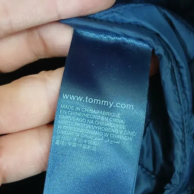[BUNJANG] Tommy Hilfiger Denim Lightweight Padded Jacket XS / 타미힐피거 데님 경량 패딩 XS 사이즈  상태좋음