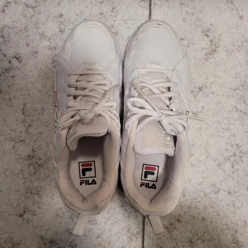 [BUNJANG] Fila White Sneakers 260mm / 휠라 흰색 운동화260