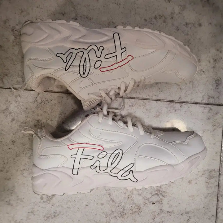 [BUNJANG] Fila White Sneakers 260mm / 휠라 흰색 운동화260