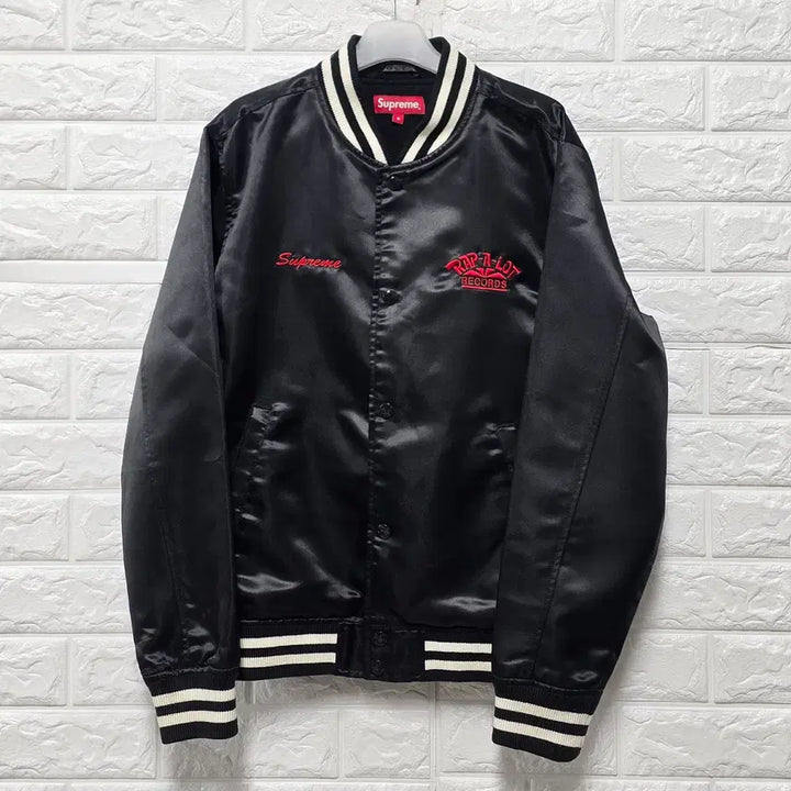 [BUNJANG] Supreme Rap-A-Lot Records Satin Club Varsity Jacket / M 슈프림 x Rap-A-Lot 레코즈 새틴 클럽 바시티자켓 C434