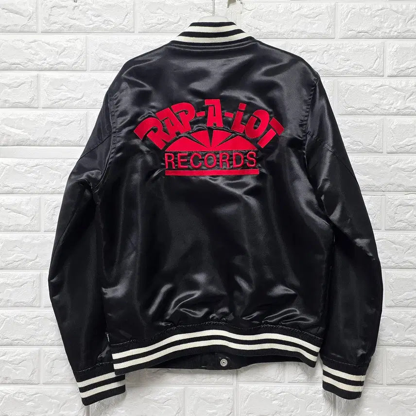 [BUNJANG] Supreme Rap-A-Lot Records Satin Club Varsity Jacket / M 슈프림 x Rap-A-Lot 레코즈 새틴 클럽 바시티자켓 C434