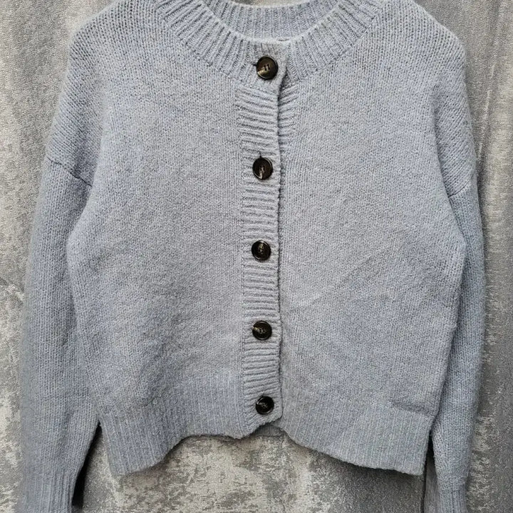 [BUNJANG] NOTA Yak Blend Round Cardigan (Sky Blue) / [NOTA] 노타 야크 혼방 라운드 가디건 (소라/블루)