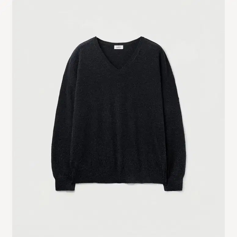 [BUNJANG] GED Cashmere V-Neck Knit Sweater / GED 캐시미어 V넥 니트 차콜 S