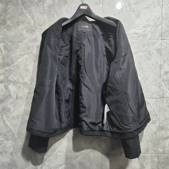 [BUNJANG] Maje Black Tweed Jacket / 마쥬 블랙 트위드 자켓