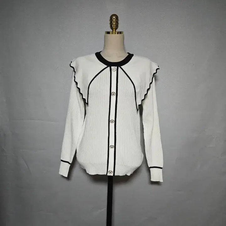 [BUNJANG] Big Collar Spring Knit Sweater / 빅카라 봄니트