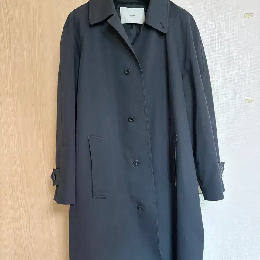 [BUNJANG] Dunst Charcoal Cotton Mac Coat / 던스트 남성 차콜 코튼 맥코트 L (105 권장)