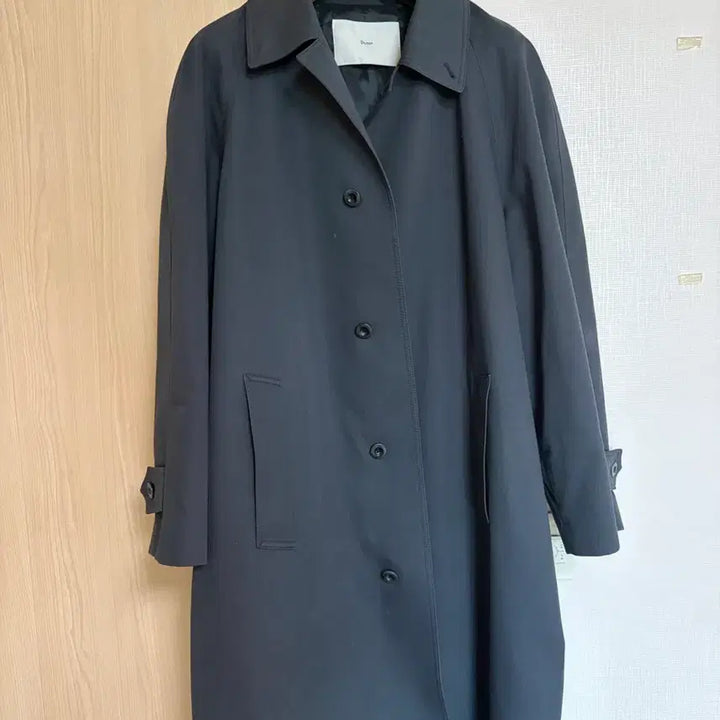 [BUNJANG] Dunst Charcoal Cotton Mac Coat / 던스트 남성 차콜 코튼 맥코트 L (105 권장)