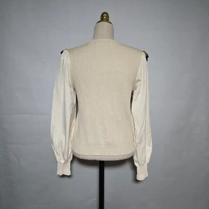 [BUNJANG] Rennie &amp; Mccoy Big Collar Spring Knit Top / 르니앤맥코이 빅카라 봄니트